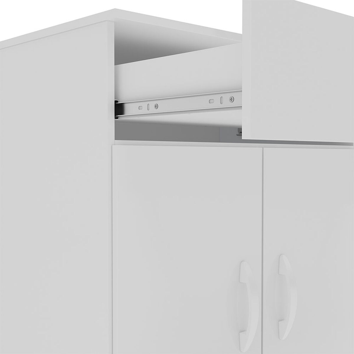 Mueble Auxiliar Vekkahome Grecia 2 Puertas Blanco