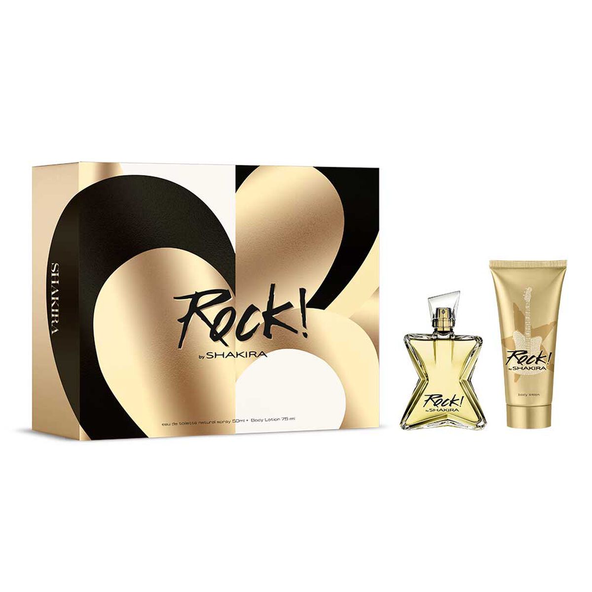Set Perfume Shakira Mujer By Shakira Rock! EDT 50 ml + Loci&oacute;n Corporal 75 ml