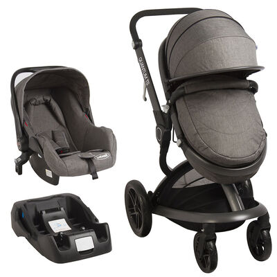 Imagen 1 del producto Coche Cuna Travel System Bebe Quantum Gris Bebesit