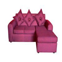 Sofá Seccional Diseño A&M Home Marcia 4 Cuerpos Burdeo