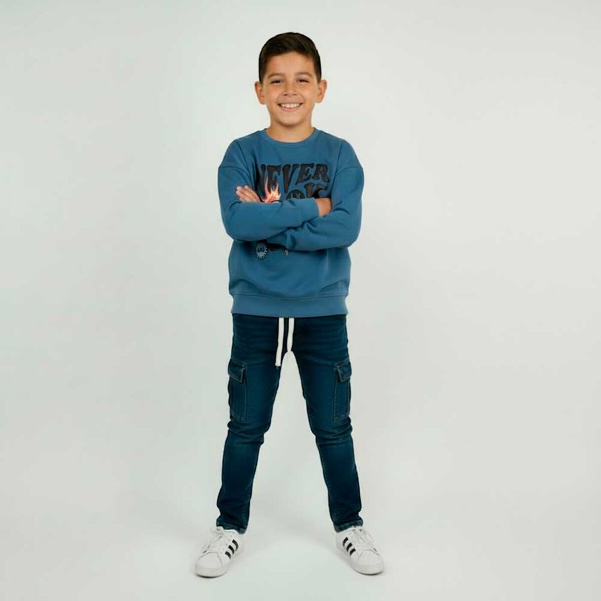 Poler&oacute;n de Algod&oacute;n Ni&ntilde;o Cutback