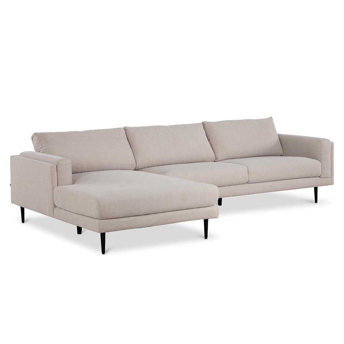 Sof&aacute; Seccional Izquierdo CIC Maria Repreve 4 Cuerpos Beige