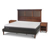 Cama Europea CIC King Ortopedic Advance + Respaldo New Torino + 2 Veladores
