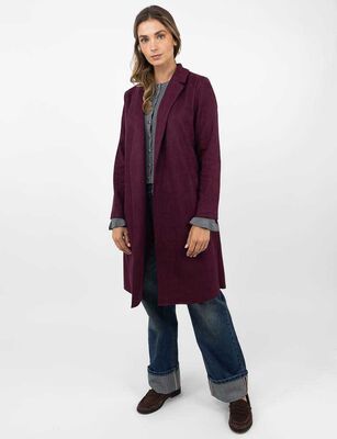 Imagen 2 del producto Chaqueta Larga Mujer Zibel Burdeo, Negro