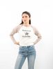 Polera Raglán Con Estampado Mujer Icono
