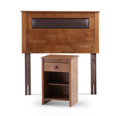 Imagen 2 del producto Respaldo 1,5 Plazas + Velador Rosen Ferrara