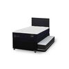 Cama Nido CIC 1,5 Plazas Premium + Respaldo Villarrica Negro