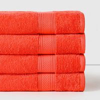 Toalla de Baño American Family Liso 76 x 160 cm Coral