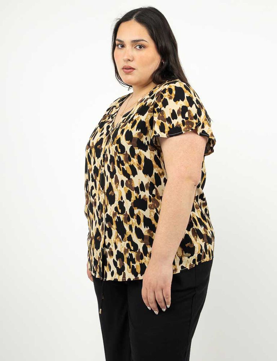 Blusa Manga Corta Mujer Extralindas