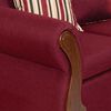 Juego de Living Deco Outlet Tarento Sofá 3 Cuerpos + Dos Sillones 1 Cuerpo Burdeo