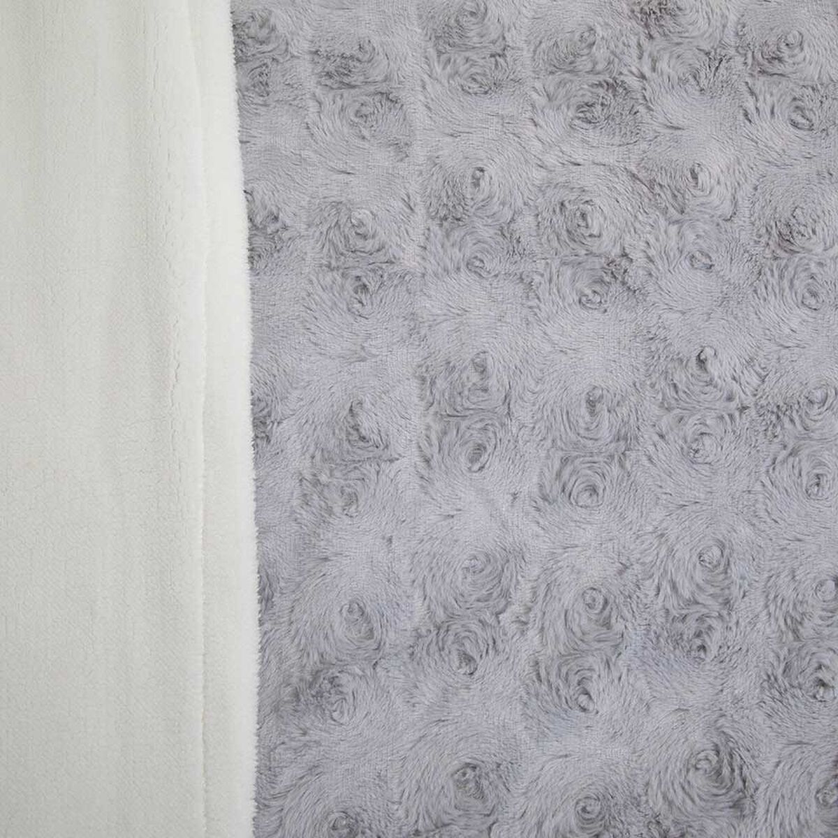 Frazada Poliéster Doral 1,5 Plazas Deluxe Gris