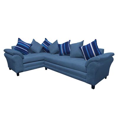 Imagen 2 del producto Sofá Seccional Izquierdo Living Factory Capri 5 Cuerpos Azul Piedra