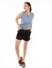 Short Lino Cinturón Mujer Alma