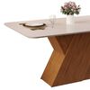 Juego de Comedor Vekkahome Rubi Lia 6 Sillas Café