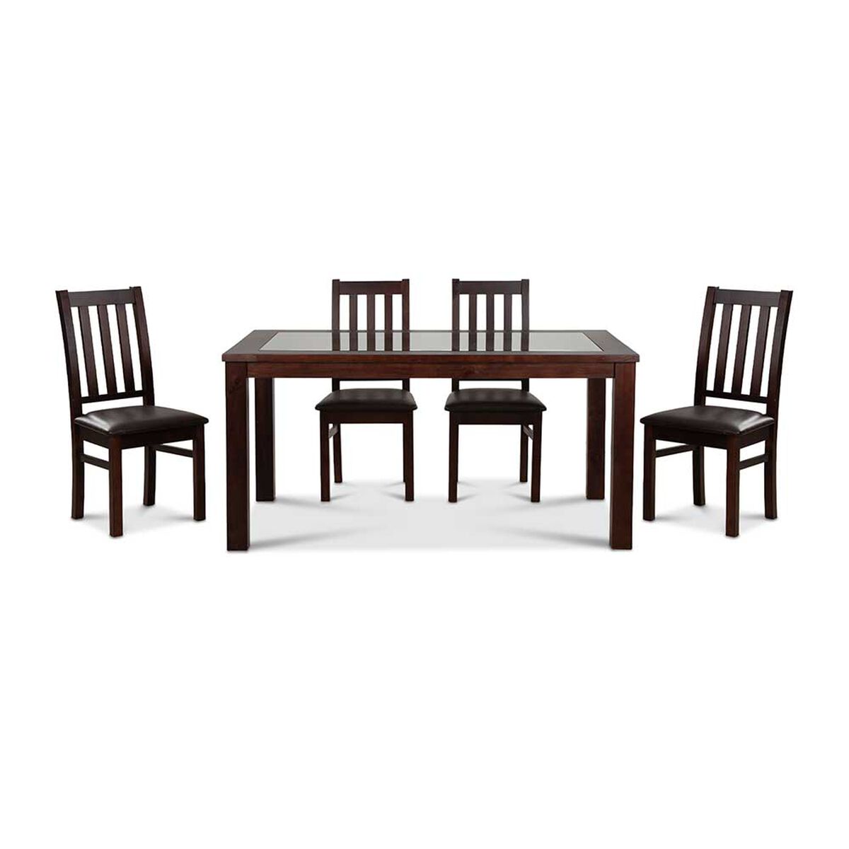 Juego de Comedor CIC &Ntilde;uble 6 Sillas Chocolate