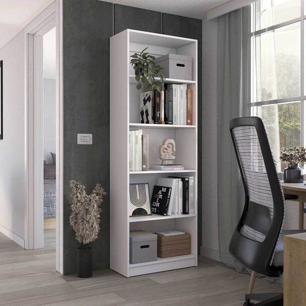 Biblioteca Recta TuHome Home E3 Blanco
