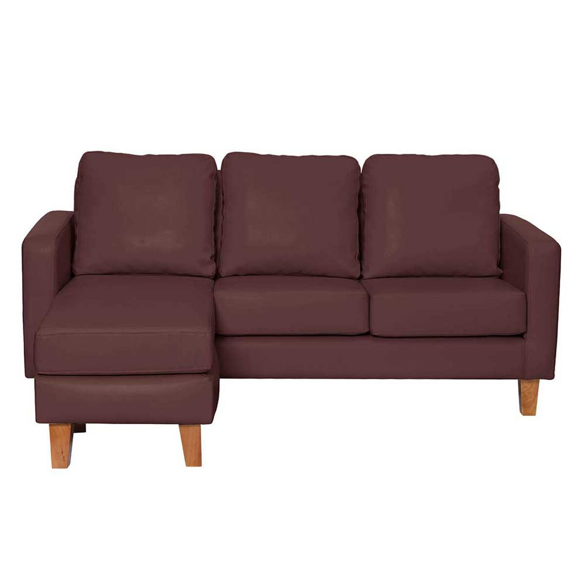 Sofá Seccional Intercambiable Latam Home Venecia 3 Cuerpos Chocolate