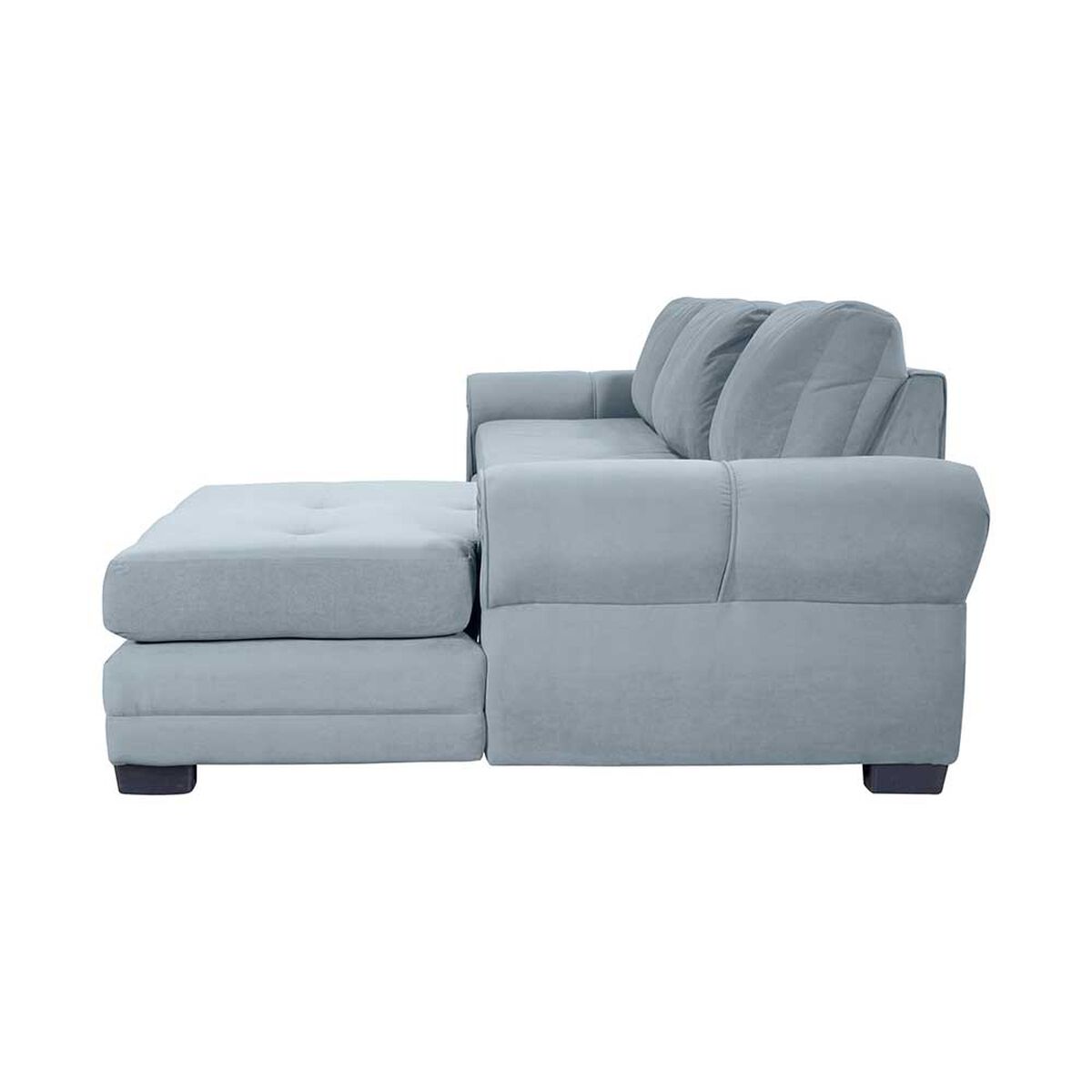 Sofá Seccional Living Factory Oregon 4 Cuerpos Gris