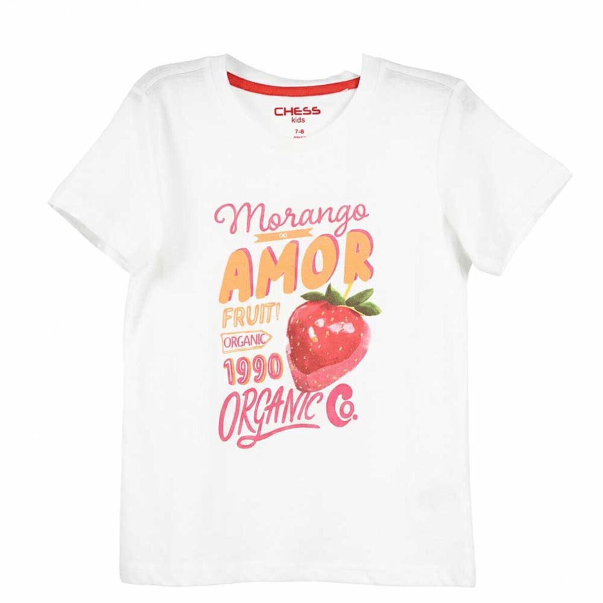 Polera Manga Corta Ni&ntilde;a Chess