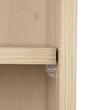 Rack TV Colb&uacute;n + Buffet + Libreros CIC Olmo Blanco