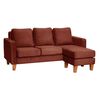 Sofá Seccional Intercambiable Latam Home Venecia 3 Cuerpos Chocolate