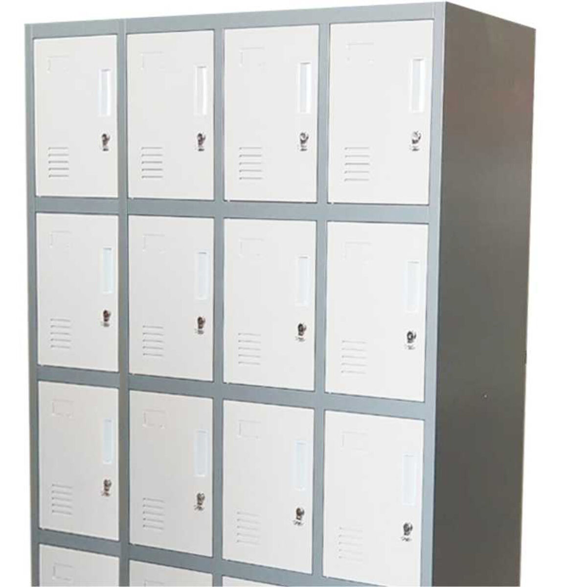 Locker 16 Puertas 4 Cuerpos Muebles Santiago Lk-444