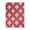 Alfombra Dib Kaleb 50 x 90 cm Rojo