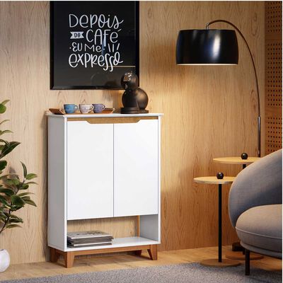 Cómoda Zapatera Onessta Hall 2 Puertas Blanco