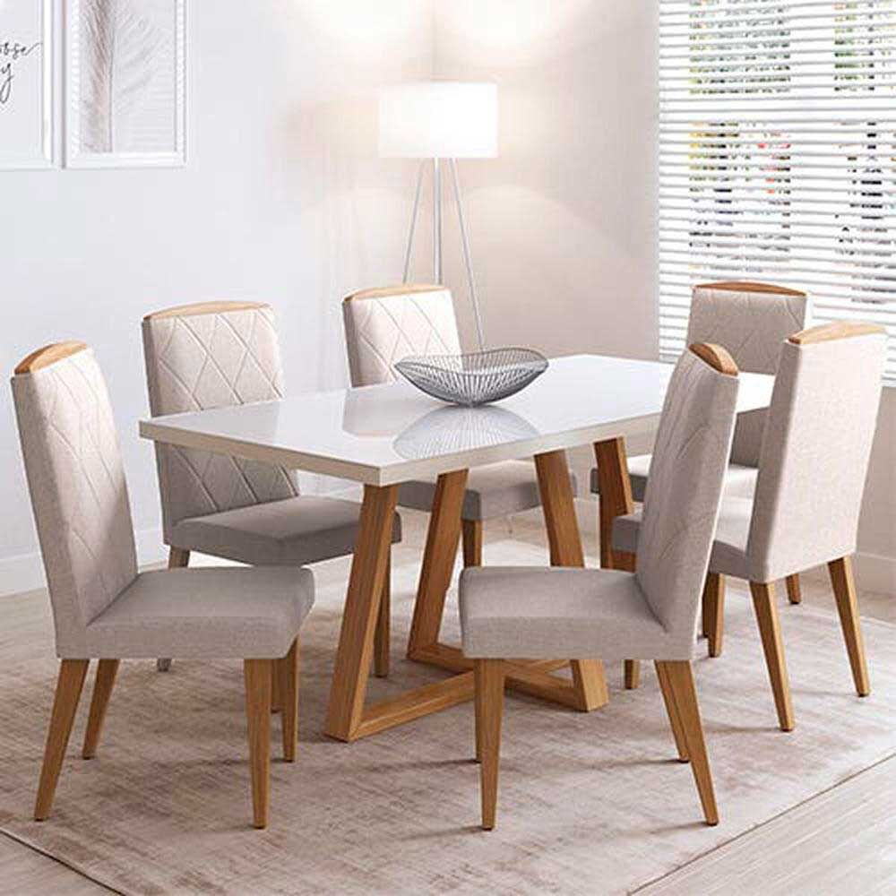 Juego de Comedor Decocasa Mara 6 Sillas Natural