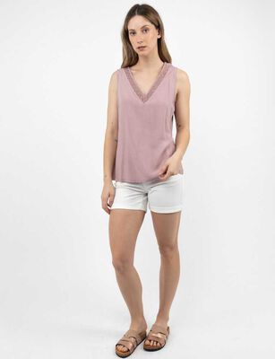 Imagen 2 del producto Blusa Sin Mangas Mujer Alma Morado, Negro, Verde