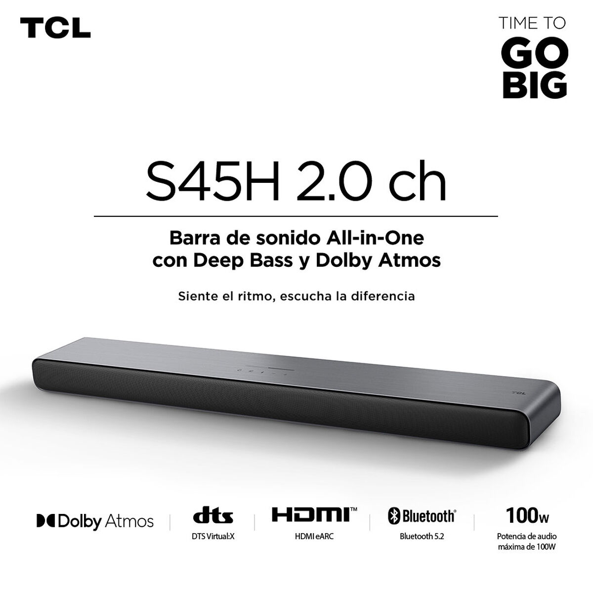Parlante Bluetooth TCL S45H 100W