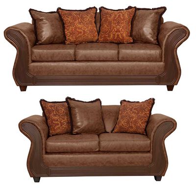 Juego de Living Black Factory Palermo 5 Cuerpos Terracota