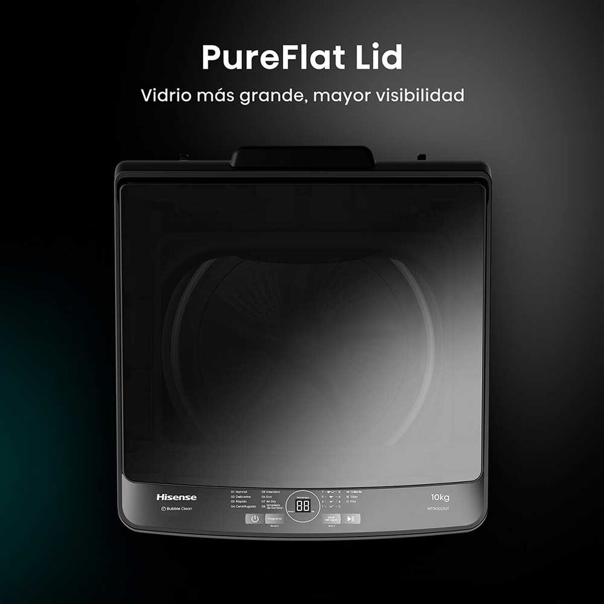 Lavadora Autom&aacute;tica Hisense WT3K1023UT 10 kg.