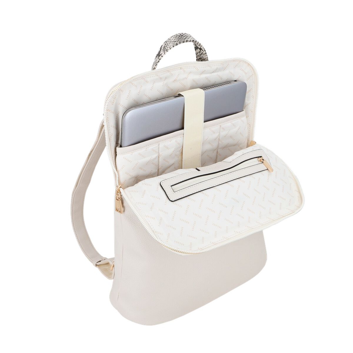 Mochila Notebook Secret Graz SC6 Beige 15"
