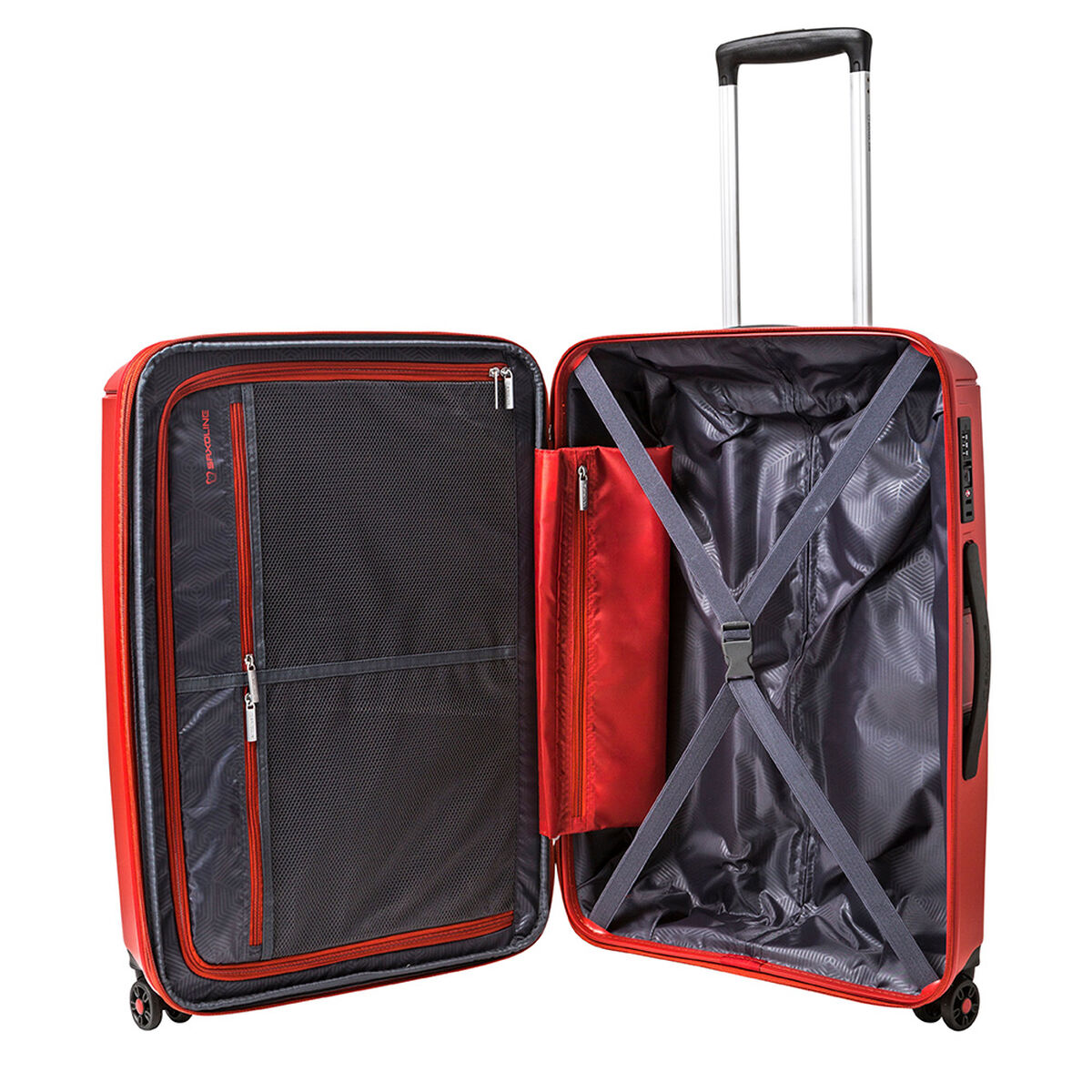 Maleta Spinner Saxoline Fortress 67 Rojo M