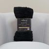 Manta Doral Chiporro Jacquard 127x152 cm Negro
