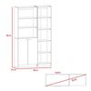 Estante 45 cm + Estante 2 Puertas TuHome Home Macadamia