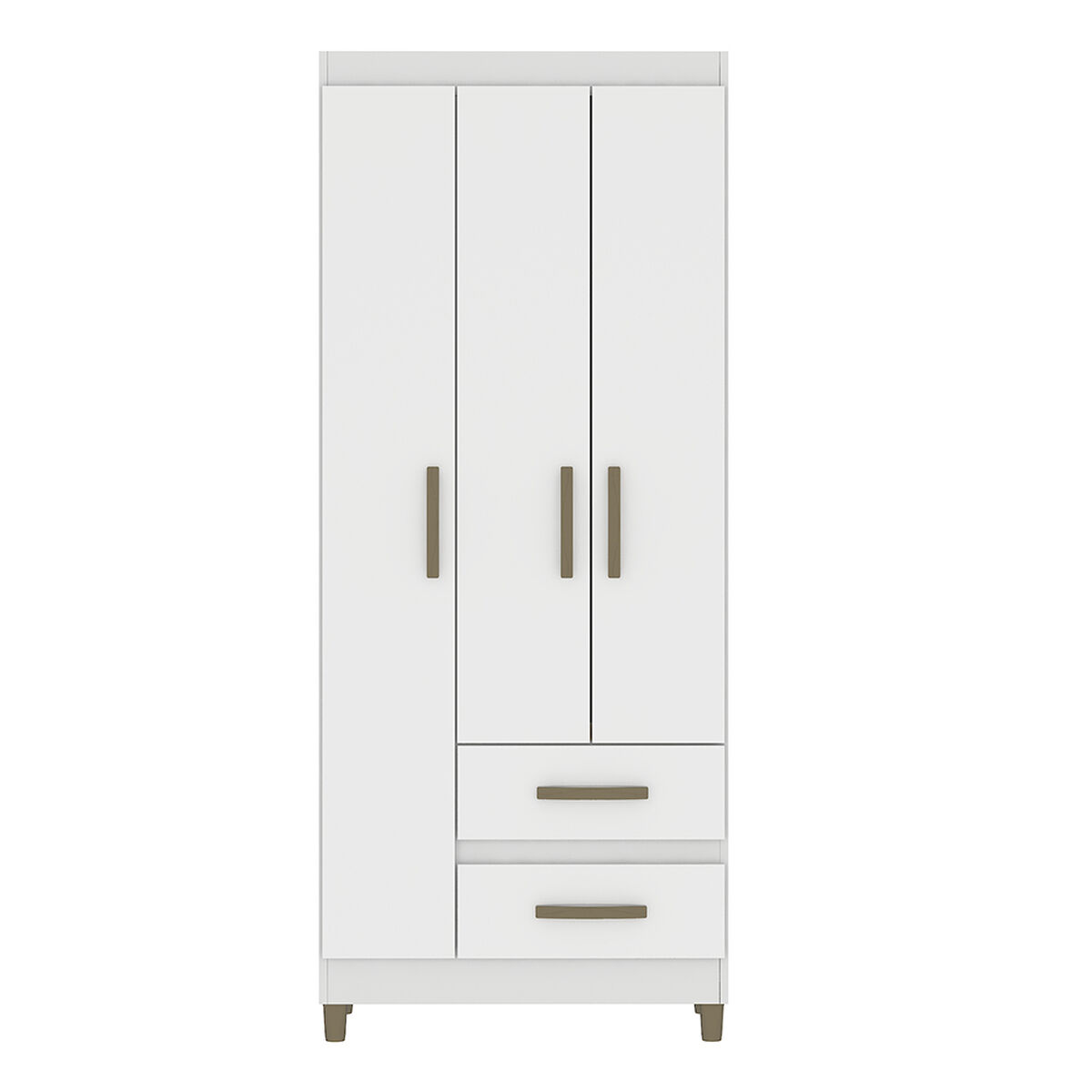 Clóset Vekkahome Porto 3 Puertas 2 Cajones Blanco