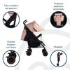 Coche Paragua Kronos Beige Bebesit