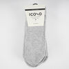 Pack 7 Calcetines Corto Gris Mujer Icono