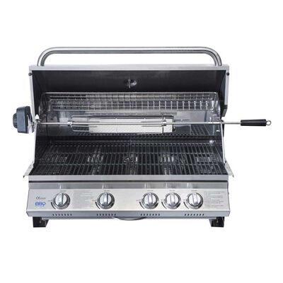 Imagen 2 del producto Parrilla a Gas Encendido Electrónico BBQ Grill Kansas Acero Inoxidable 4 Quemadores