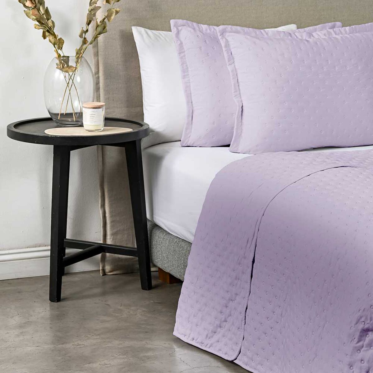 Quilt American Family King Dots Malva