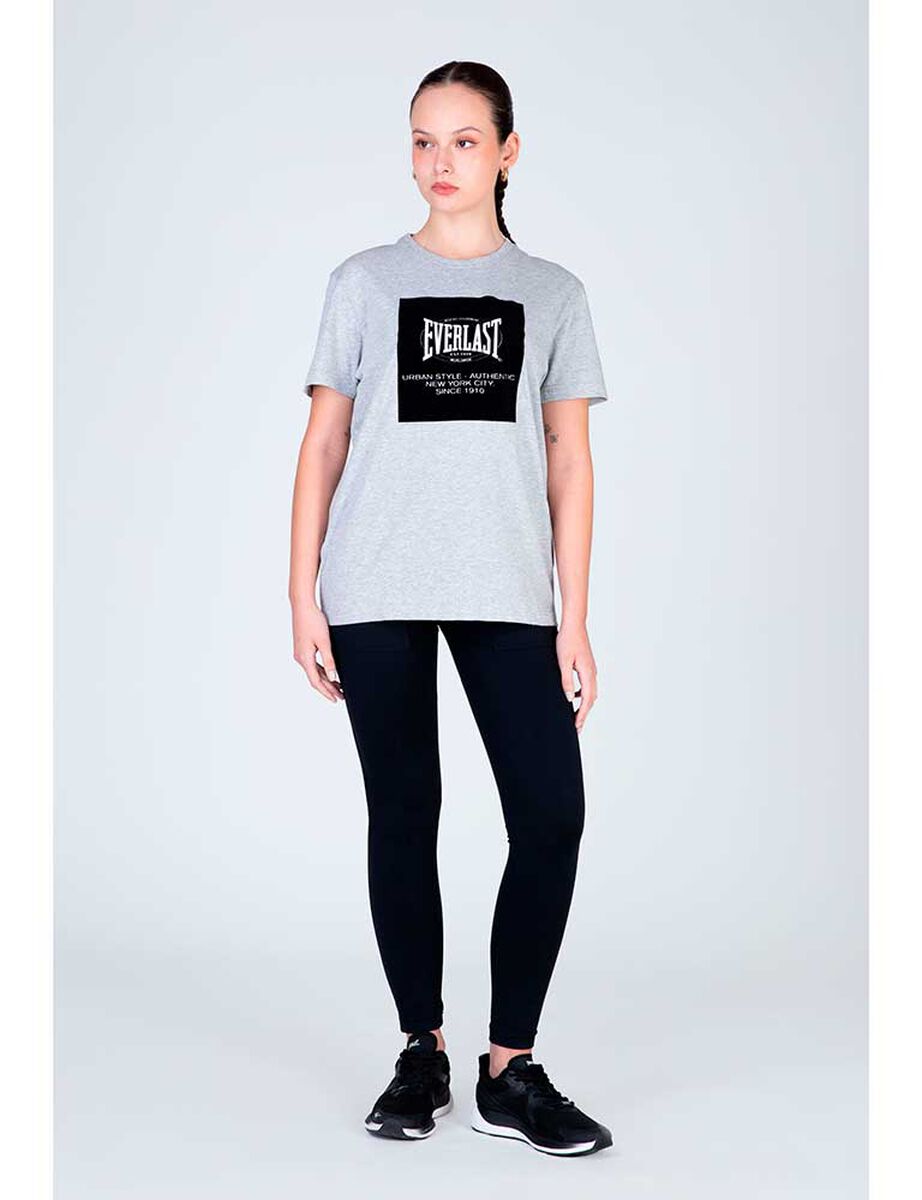 Polera Manga Corta Casual Sport Mujer Everlast