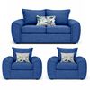 Juego de Living Elegant Detail New Houston 2-1-1 Cuerpos Azul