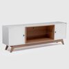 Rack TV Roca Ulmo Hasta 75" Blanco