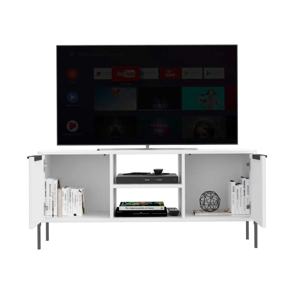 Rack TuHome White Collection Hasta 52"