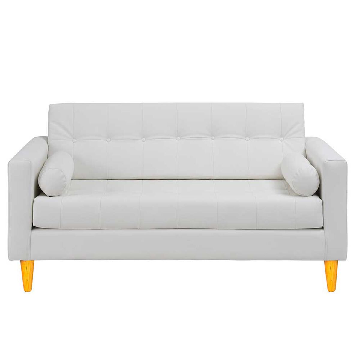 Sof&aacute; Bodevir Retro PU 04 3 Cuerpos Blanco&nbsp;