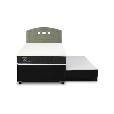 Imagen 1 del producto Cama Nido CIC 1,5 Plazas Ortopedic + Respaldo Gales Olivo