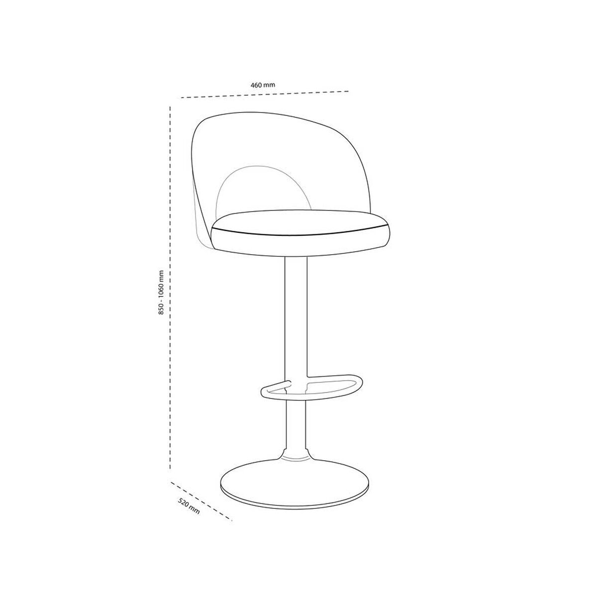 Set 2 Pisos Piso Bar Home Mobili Gin Beige