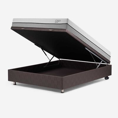 Imagen 2 del producto Boxet Rosen 2 Plazas Pratta + Respaldo + 2 Veladores Rachel